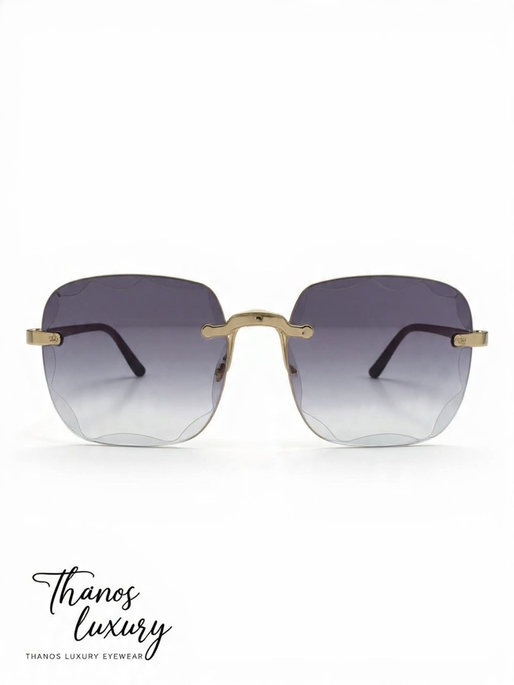 Gradient Rimless Sunglasses (Pick1) - Picture 3 of 9